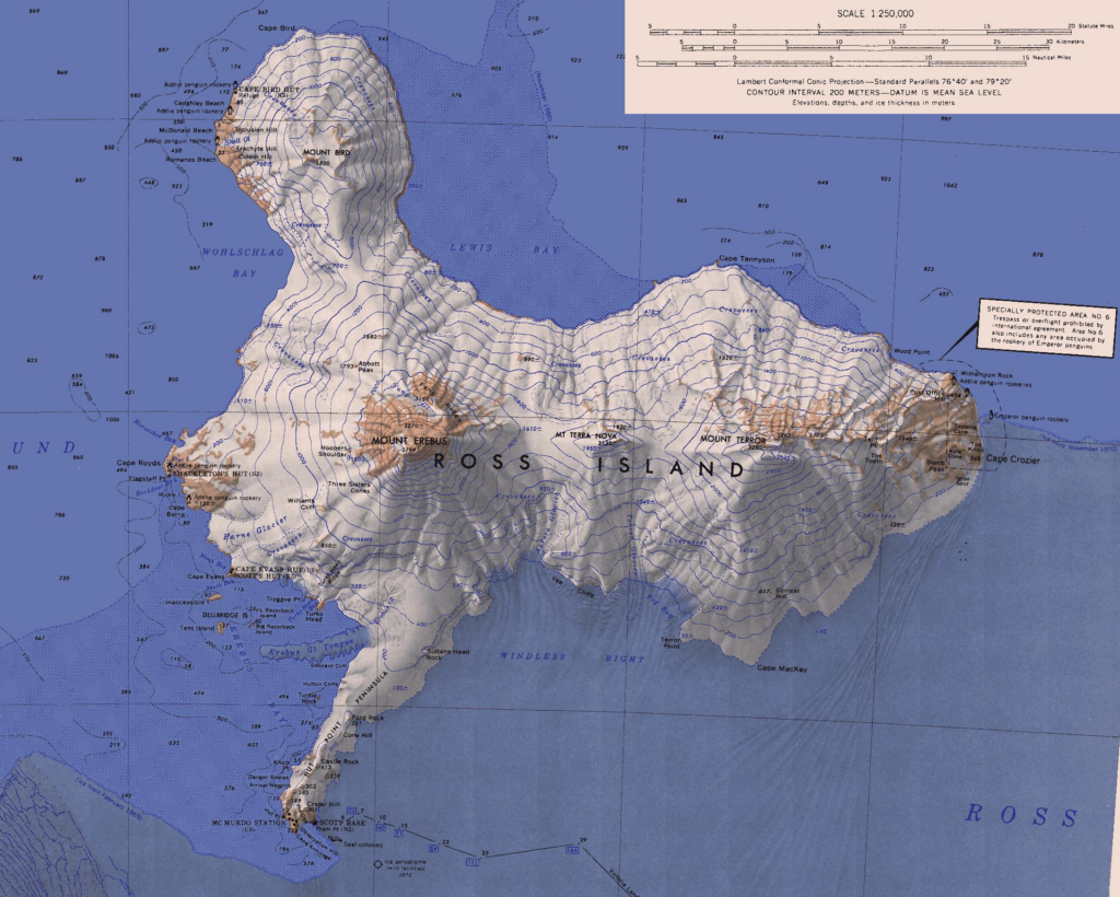 Mount Erebus Location