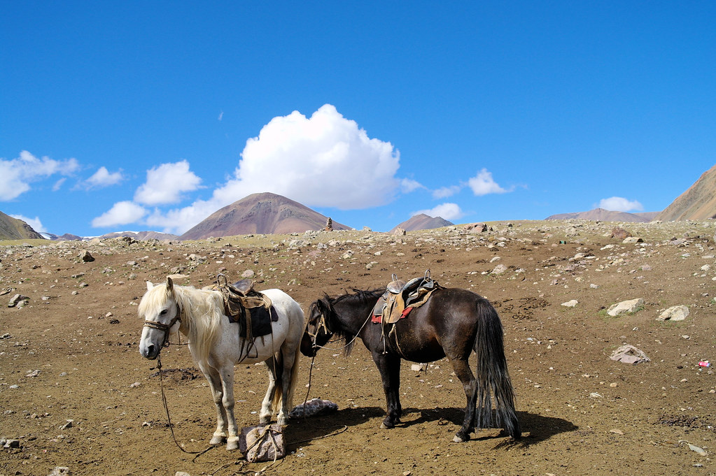 Mount Tavan Bogd, is the highest peak in Mongolia