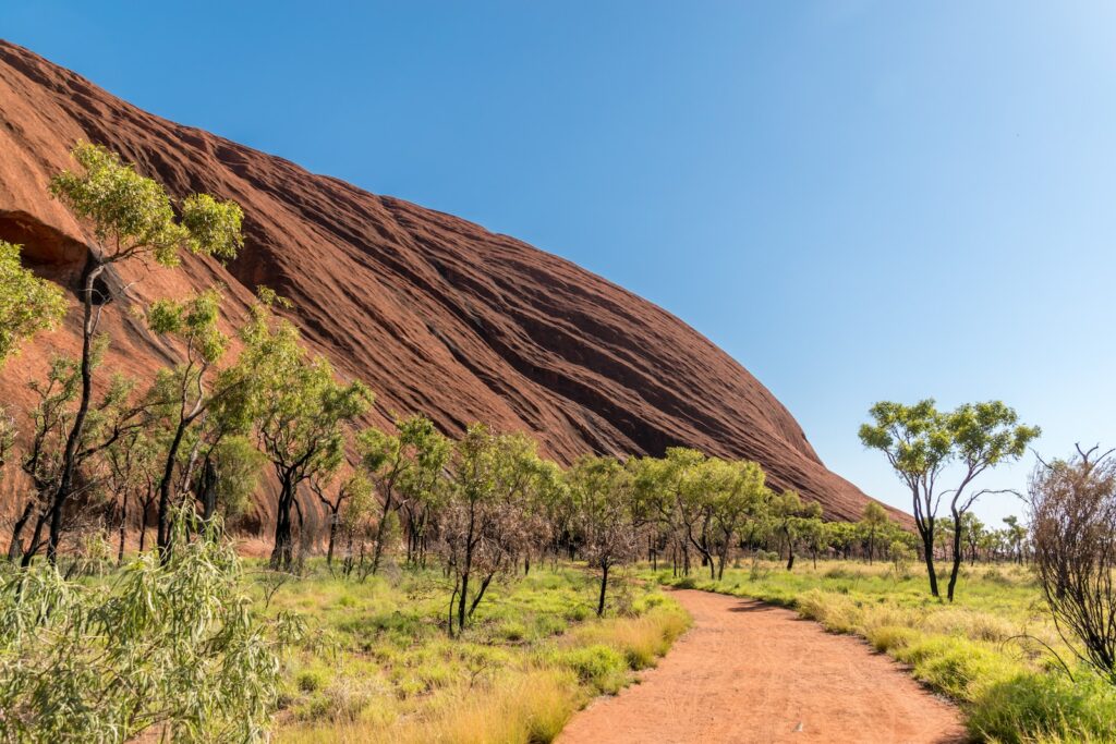 brown mountain under blue sky during daytime